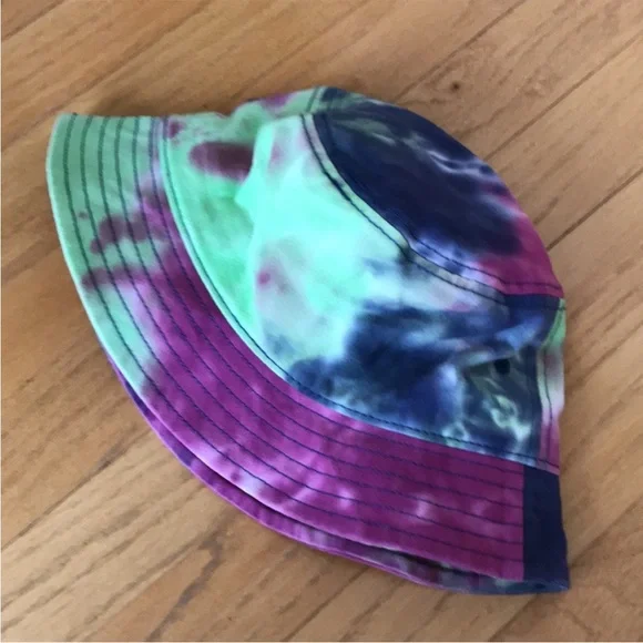 Tie Dye Embroidered Bucket Hat Unisex (Brand New) - Picture 10 of 12